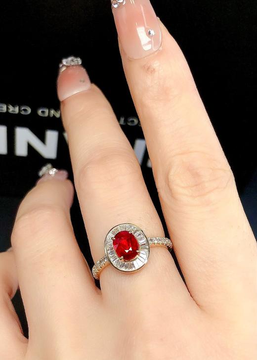 1.16ct刻面红宝石戒指 商品图3