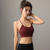 梵蒂欧（FADDOS）罗纹面料简约工字背瑜伽背心撸铁跑步健身（含胸垫）F2023733 商品缩略图3