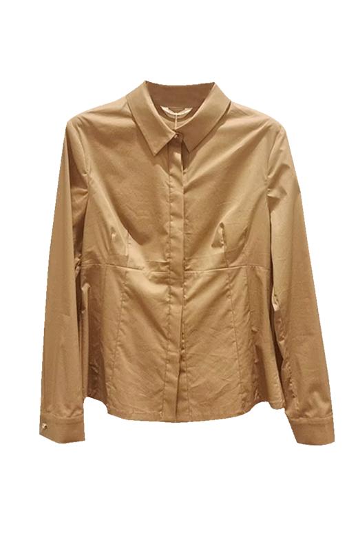 VIVIAN LIU薇薇安刘R2413002梅春女装新款时尚小翻领正肩长袖衬衫 商品图5