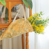 线描三色花篮干花提篮布艺花袋三色棉质粗布手提篮单件挎包高级感 商品缩略图5