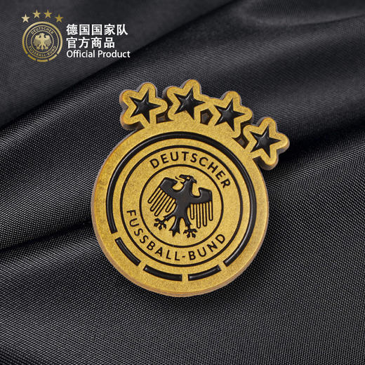 【官方正版】德国国家队 | 金银双色队徽徽章足球迷纪念胸针 商品图2