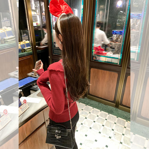 【149元任选2件】 现货！V领短款针织衫 商品图4