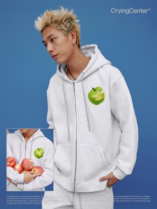 CryingCenter 红苹果青苹果卫衣加绒外套 哭喊中心 商品图2
