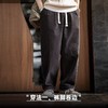 工装优选 美式复古灯芯绒补丁休闲裤vintage宽松阔腿直筒裤男秋季 商品缩略图3