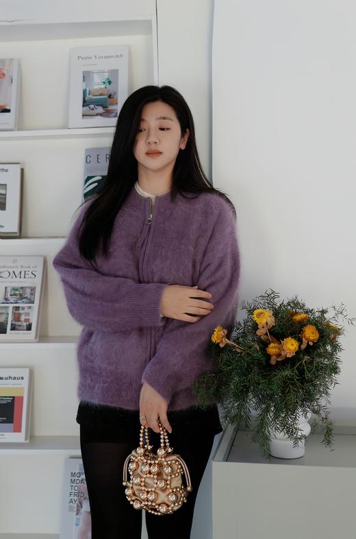 「Ic*cle之*禾同款」红莲拉绒羊绒拉链外套 500g/件（爆款！预售15天内发货） 商品图3