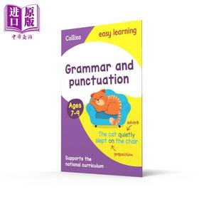 预售 【中商原版】Grammar and Punctuation Ages 7-9 柯林斯易学儿童 语法与标点7-9岁 英文原版小学英语启蒙Collins Easy Learning