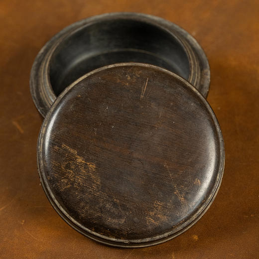 清 乌木圆形香盒 商品图2