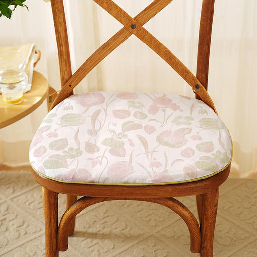 金枝玉叶马蹄型椅垫餐椅垫坐垫加厚座垫轻奢高级感家用四季新中式防滑 商品图3