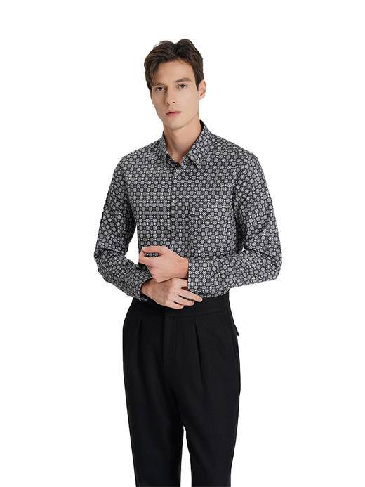 callisto灰色纯棉衬衫 商品图2