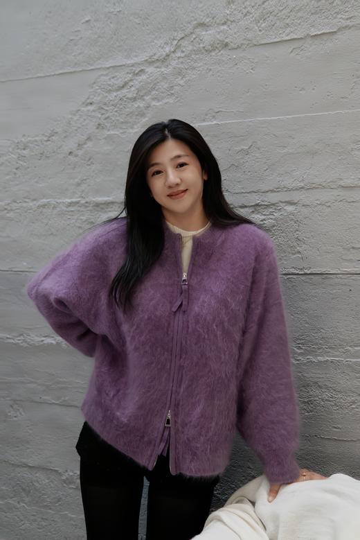 「Ic*cle之*禾同款」红莲拉绒羊绒拉链外套 500g/件（爆款！预售15天内发货） 商品图1