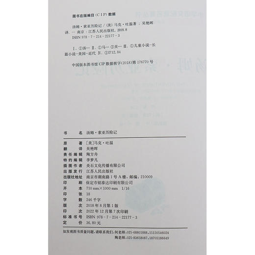 快乐读书吧 六年级(下) 汤姆·索亚历险记(练习版) 商品图4