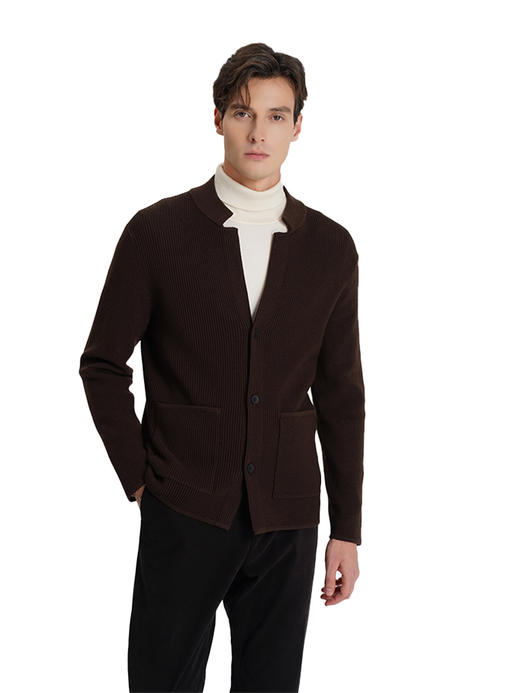 callisto高智系列咖啡色莫代尔针织衫 商品图2