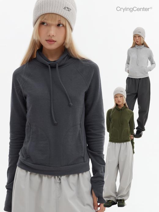 CryingCenter 高领紧身毛巾料长袖卫衣 哭喊中心 商品图1