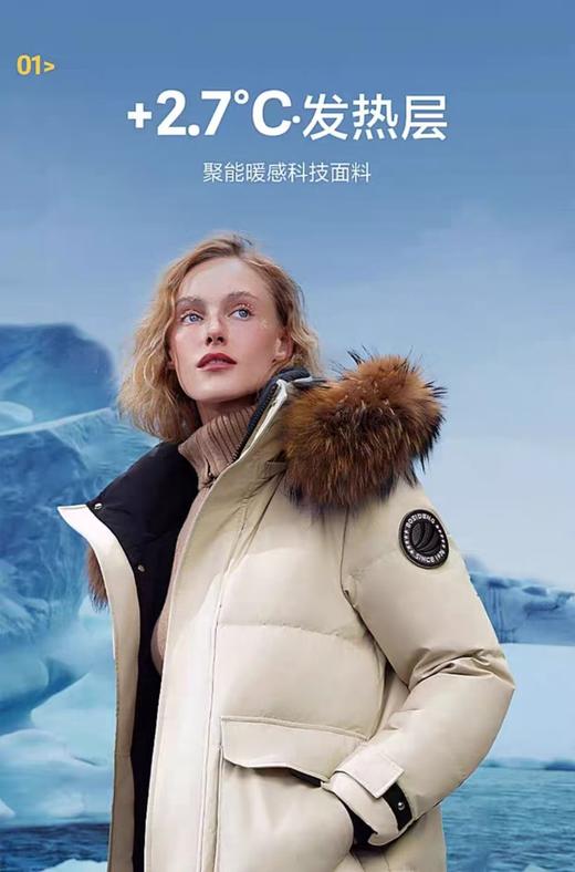 波司登代工厂去标款极寒400g-500g鹅绒男女同款羽绒服 商品图3