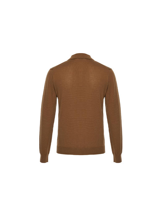 callisto咖啡色绵羊毛毛衣 商品图1