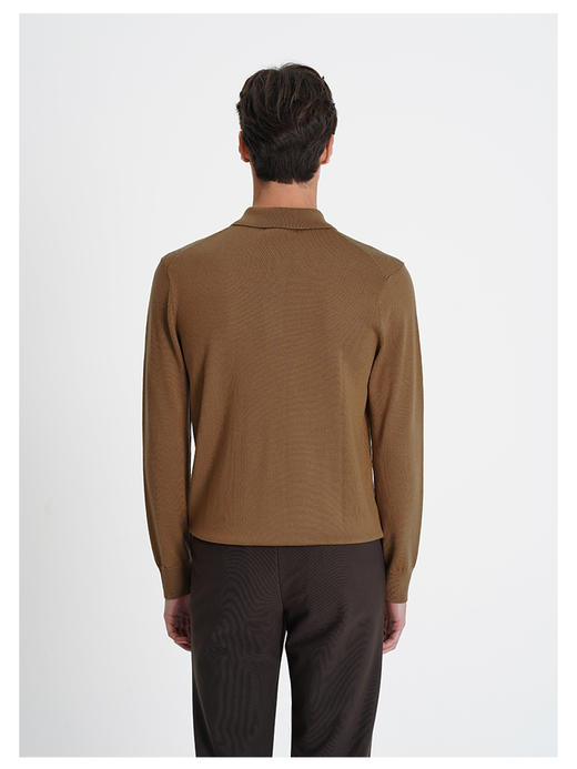 callisto咖啡色绵羊毛毛衣 商品图4