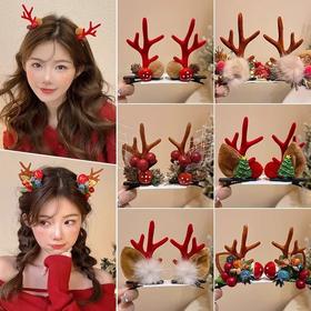 圣诞装饰品圣诞发饰礼物三件套