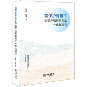 强保护背景下知识产权刑事司法一体化研究 谢焱 闫淦著 法律出版社