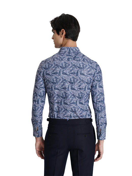 callisto蓝色聚酯纤维衬衫 商品图4