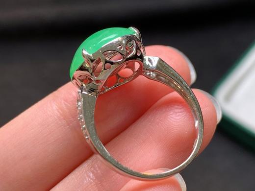 蛋面翡翠戒指 商品图4