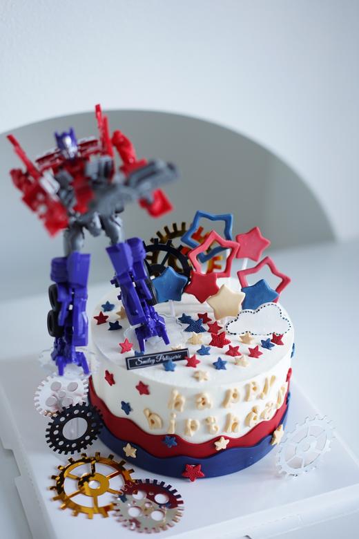 主题奶油蛋糕 | 鲜果原味奶油 - 变形金钢 商品图1