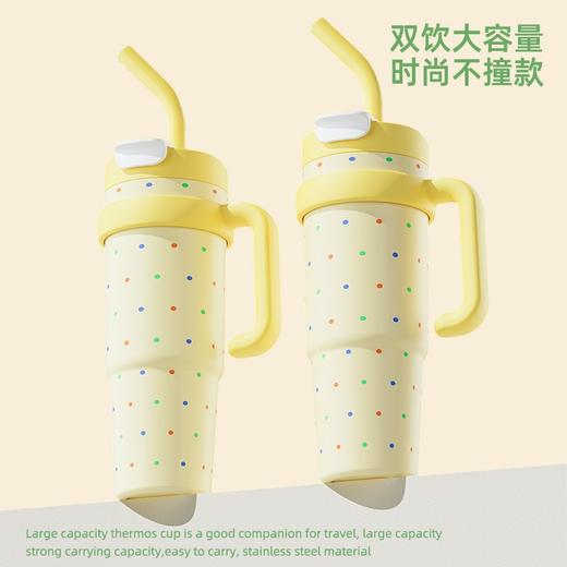 全内胆都是316！每一口都放心【1000ml超大容量巨无霸冰霸保温杯】健身、上学、办公、车载多场景适用，甜酷女孩必备 直饮口+吸管口+把手设计。ry 商品图2