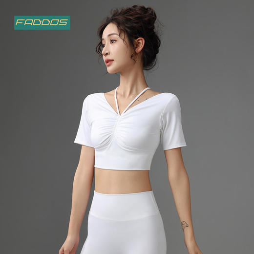 梵蒂欧（FADDOS）专业瑜伽短袖F2023737 商品图0