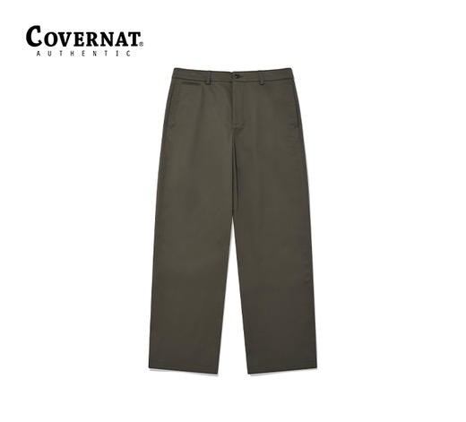 Covernat新品休闲长裤半宽松范儿斜纹棉长裤CO2301PT05 商品图0