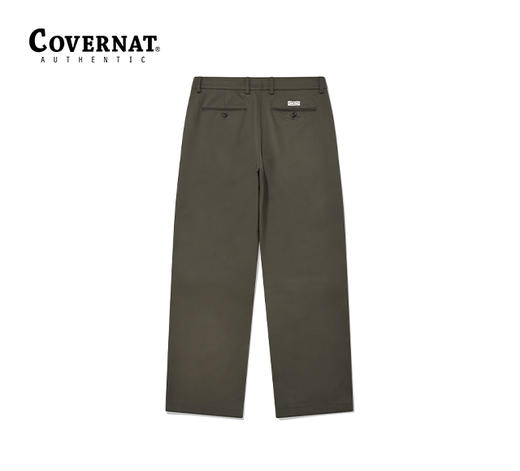 Covernat新品休闲长裤半宽松范儿斜纹棉长裤CO2301PT05 商品图1