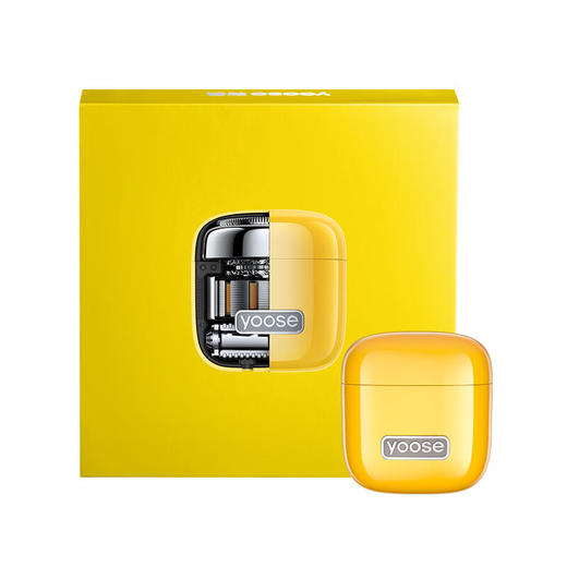 有色（yoose）电动剃须刀便携款鼻毛修剪器刮胡刀二合一 生日礼物情人节送男友老公胡须刀礼盒 D1-T 商品图1