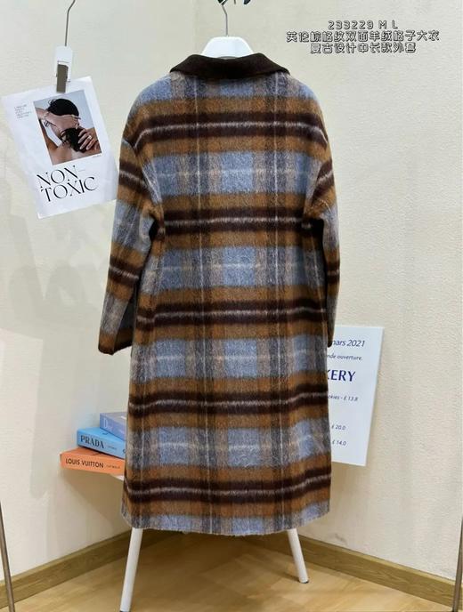 34BAR233229#格子羊绒大衣 商品图1