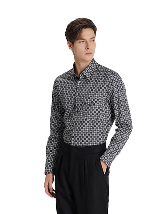 callisto灰色纯棉衬衫 商品图3