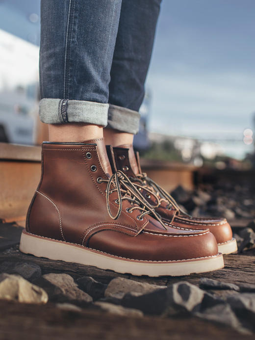 【马登男鞋】复古875工装靴男鞋春季中帮真皮靴高帮英伦风阿美咔叽马丁靴 商品图0