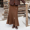 绽放旅行女装839朵/冬季加厚砂洗亚麻复古显瘦浪漫鱼尾裙半身长裙 商品缩略图0