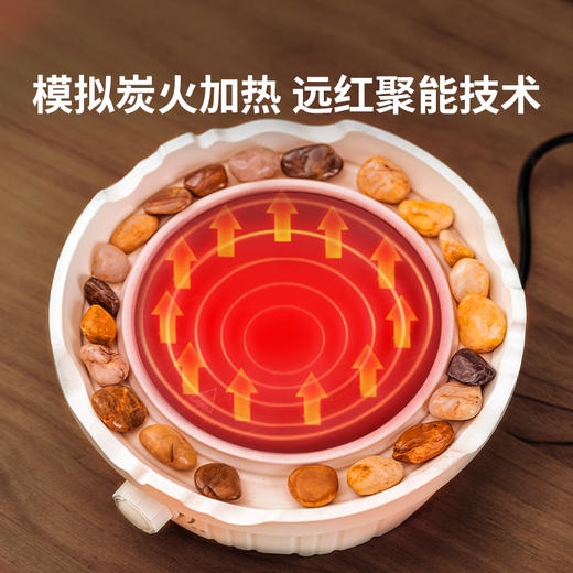 摩登主妇围炉煮茶壶2024新款家用电陶炉可加热玻璃泡茶壶茶具套装 商品图2