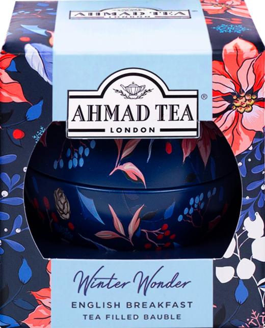 【英式优雅漫生活-圣诞限定】英国亚曼茶 冬日漫想精选圣诞限定球罐茶 散茶铝罐 25g/罐  三款精选（英式一号茶/英式早餐红茶/伯爵红茶） 商品图5