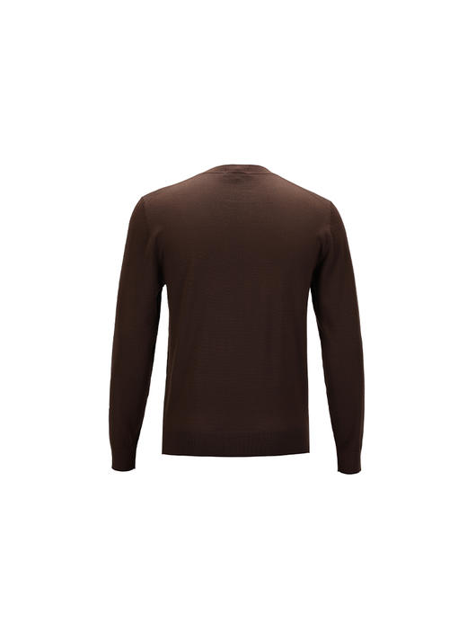 callisto咖啡色绵羊毛毛衣 商品图1