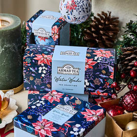 【英式优雅漫生活-圣诞限定】英国亚曼茶 冬日漫享三合一精选圣诞限定礼盒 2g/包 3x10包（英式早餐红+生姜肉桂茶+原味肉桂茶）