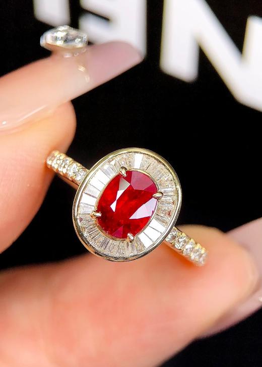 1.16ct刻面红宝石戒指 商品图2