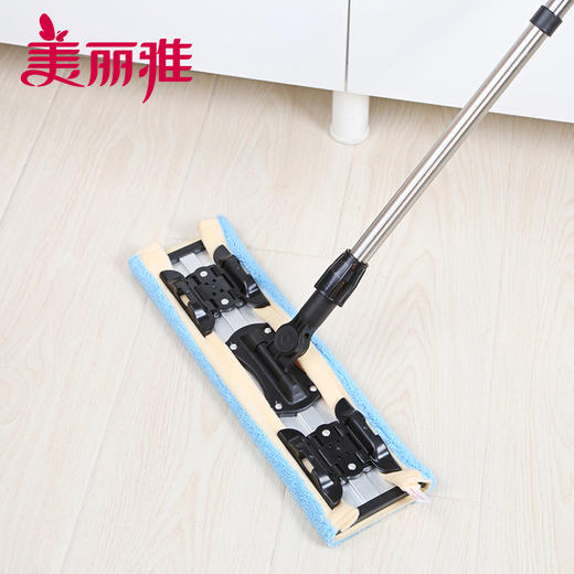 【400夹布替换装】美丽雅42*24cm拖把替换布3只组合装（亲亲经典/亲亲400/乐佳亮彩/亲亲宽式） 商品图7