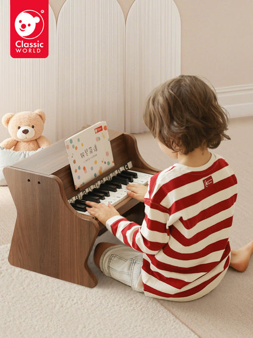 可来赛儿童现代钢琴木质男女孩1岁宝宝婴儿音乐玩具周岁生日礼物 商品图0