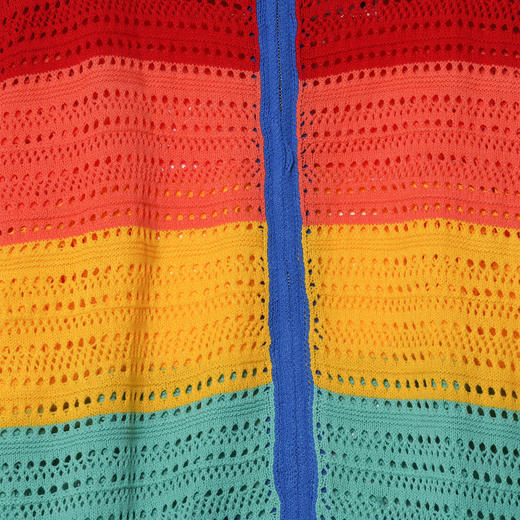 MY49镂空时尚百搭休闲复古宽松韩版格子秋冬针织轻奢青少年长袖 商品图5