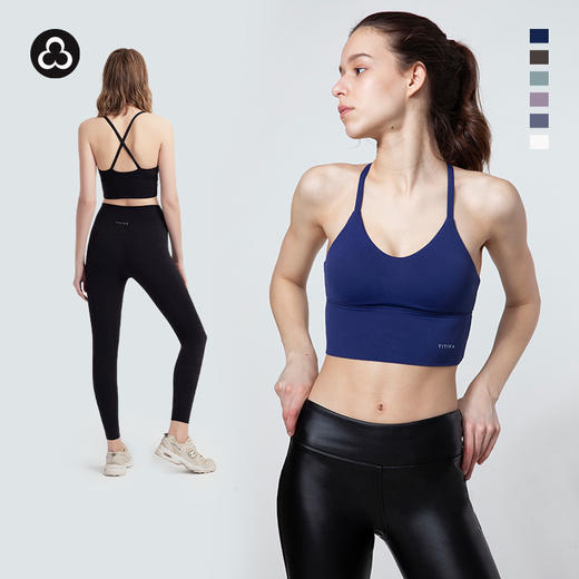 TITIKA ACTIVEACTIVE|JUST PEACHY健身背心式运动文胸交叉美背裸感瑜伽背心040T30571 商品图0
