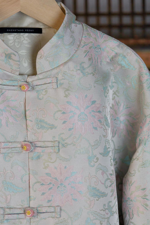 盛唐牡丹|儿童系列|Kids 缠枝宝相花双面穿外套 商品图10