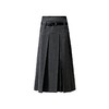 CIMPRESS/西嘉羊毛呢百褶裙女2024新款秋冬知识分子风灰色半身裙(货号:BQ2404058) 商品缩略图4