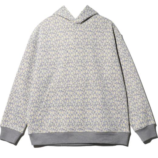 WY107K新款小雏菊绒面设计感卫衣男女秋冬休闲宽松时尚长袖百搭上衣 商品图0