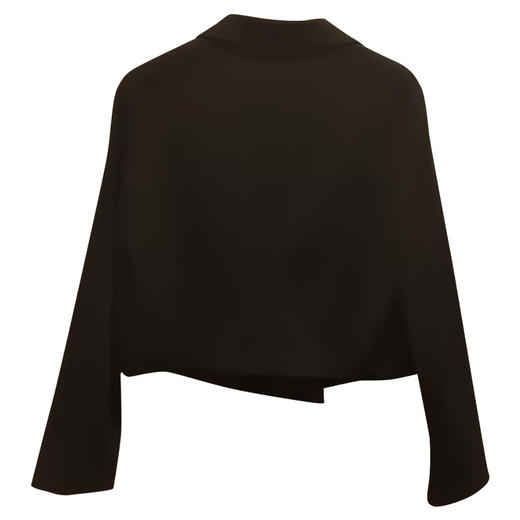 VIVIAN LIU R2413108梅春女装新款翻领双排一粒扣短款西装 商品图1