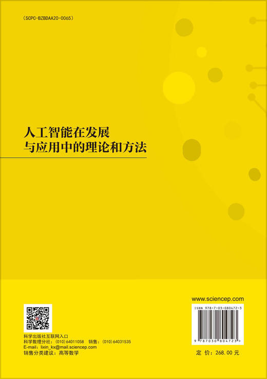 人工智能在发展与应用中的理论和方法 商品图1
