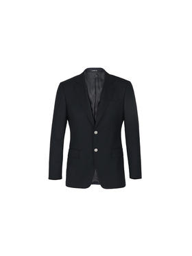 callisto藏青绵羊毛西服