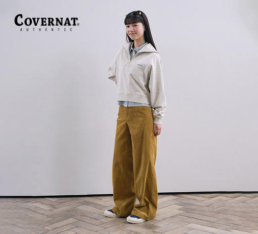 Covernat2023秋季新品女士灯芯绒长裤CO2303PT61 商品图2